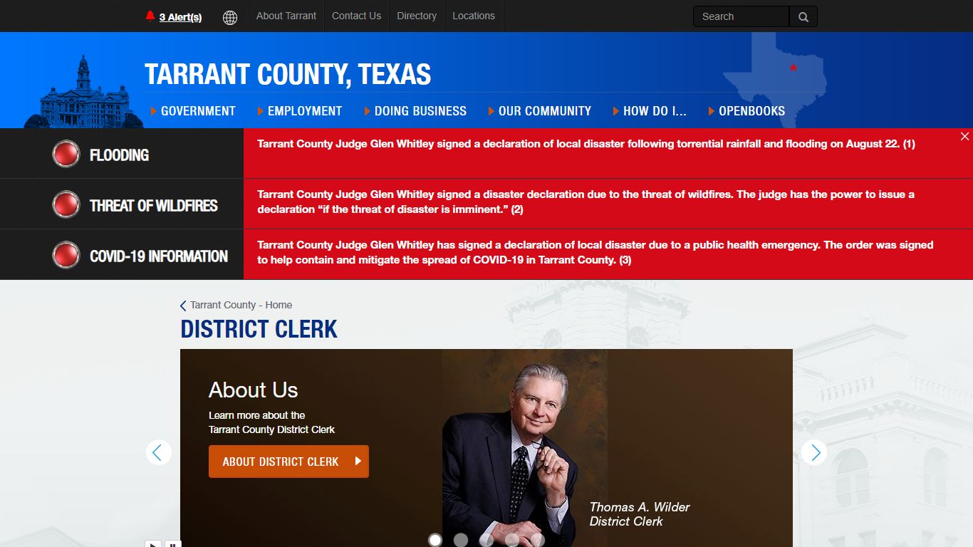 District Clerk - Tarrant County TX